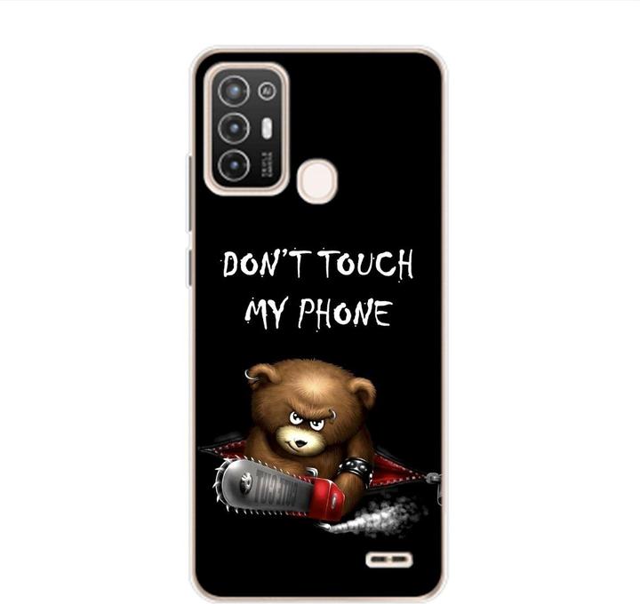 Dont Touch My Phone Bear Black