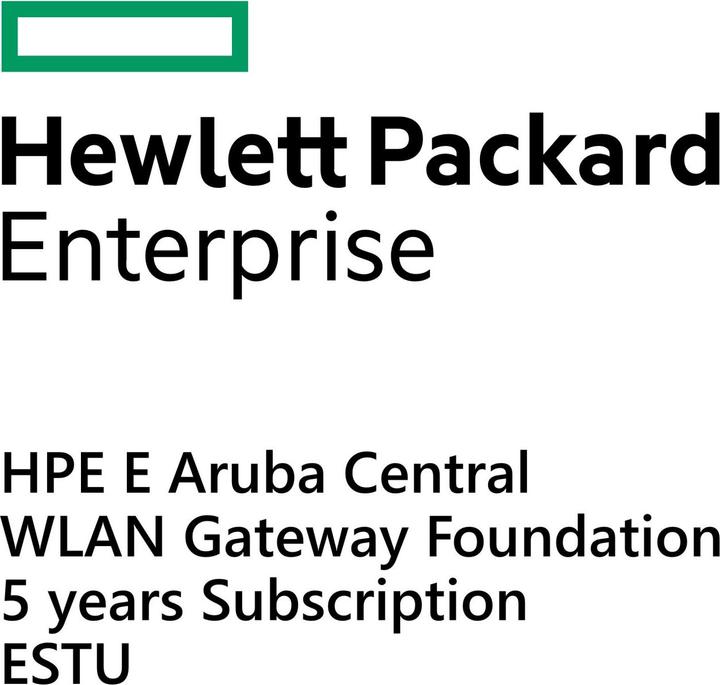 Image du produit HPE E Aruba Central WLAN Gateway, Foundation, 5 years, Subscription, E-STU (1 Dispositifs)