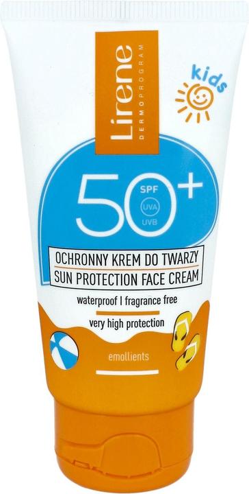 Lirene Sun Kids Protective Face Cream For Children Spf50 50Ml (Sonnencreme Gesicht, SPF 50, 50 ml)