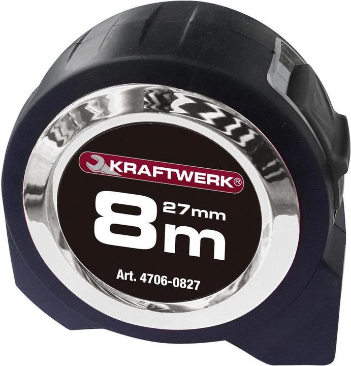 Actual product image Kraftwerk Prof. tape ruler 8 m x 27 mm (mm)