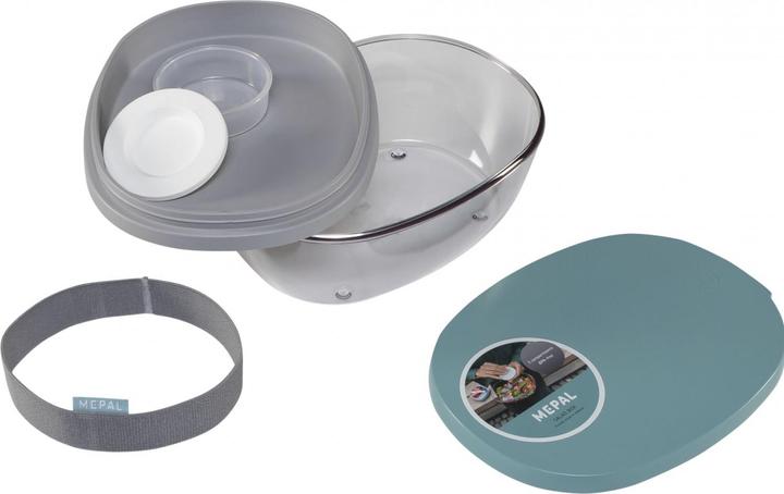 Produktbild micasa Salatbox Ellipse - Nordisches Grün
