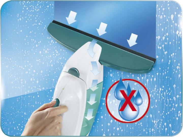 Actual product image Leifheit Window vacuum cleaner with handle and washer