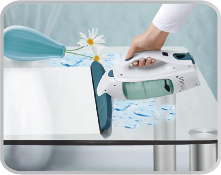 Actual product image Leifheit Window vacuum cleaner with handle and washer