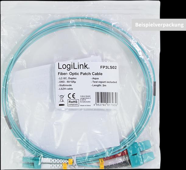 Produktbild LogiLink Netzwerkkabel (CAT8.2, 0.50 m)