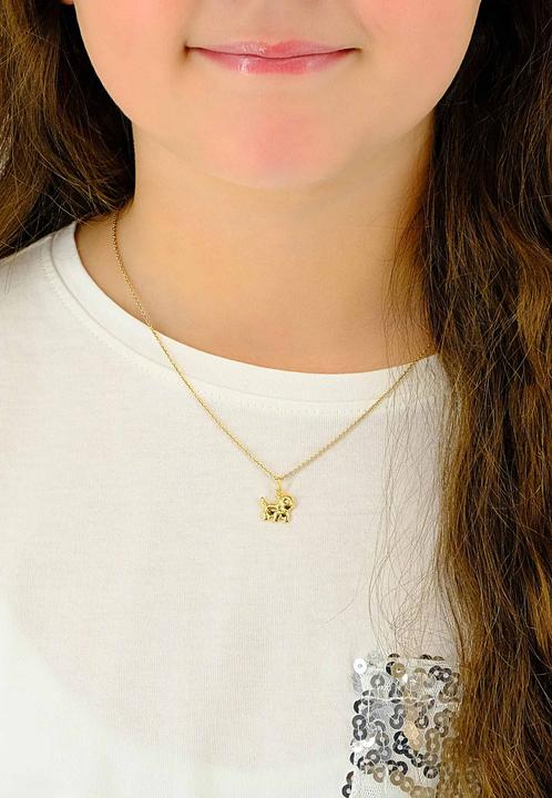 Image du produit Muau Pendant dog yellow gold 750, 15x12mm (Or jaune 750/18K)