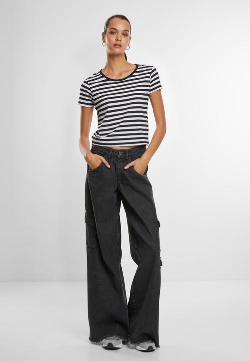 Image du produit Urban Classics Tee short à rayures pour femmes - 142651 (4XL)