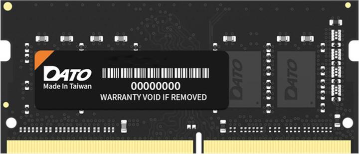 Produktbild Dato - Computer Memory (DT8G4DS26) - for Laptop, DDR4, RAM, 8GB, 2666MHz - Black (2666 MHz, DDR4-RAM)