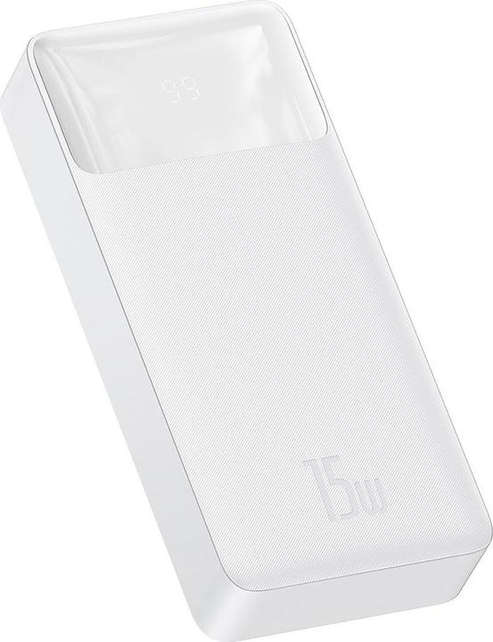 Image du produit Baseus Banque d'alimentation Bipow 20000mAh, 15W (blanc) (20000 mAh, 15 W, 74 Wh)