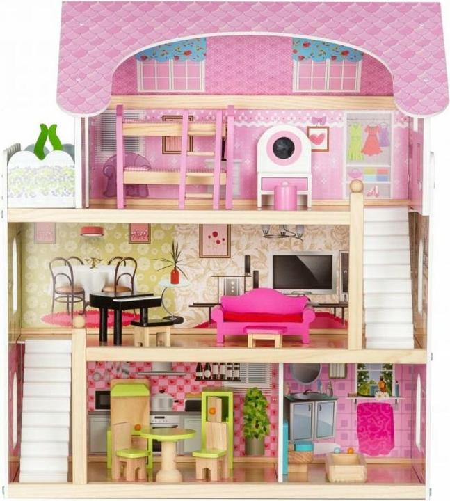 Produktbild EcoToys Märchenhaus mit Möbeln