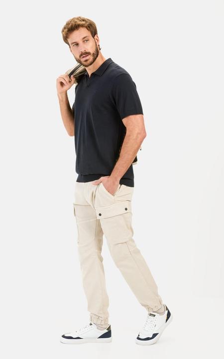 Immagine prodotto Camel Active Strick-Poloshirt aus Baumwoll-Leinen-Mix (XXL)