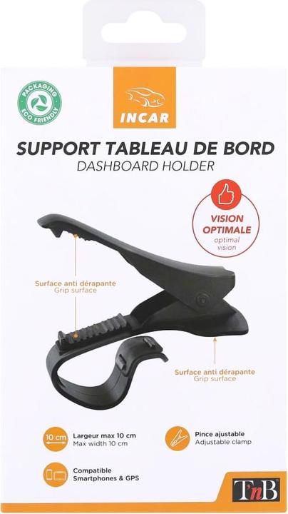 Actual product image T'nB Universal dashboard clip holder
