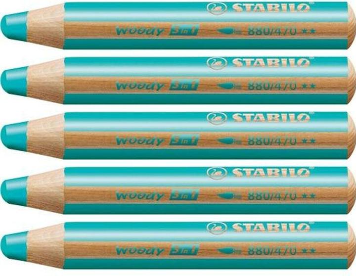 Produktbild STABILO woody 3 in 1 Buntstift (Türkis, 1 x)