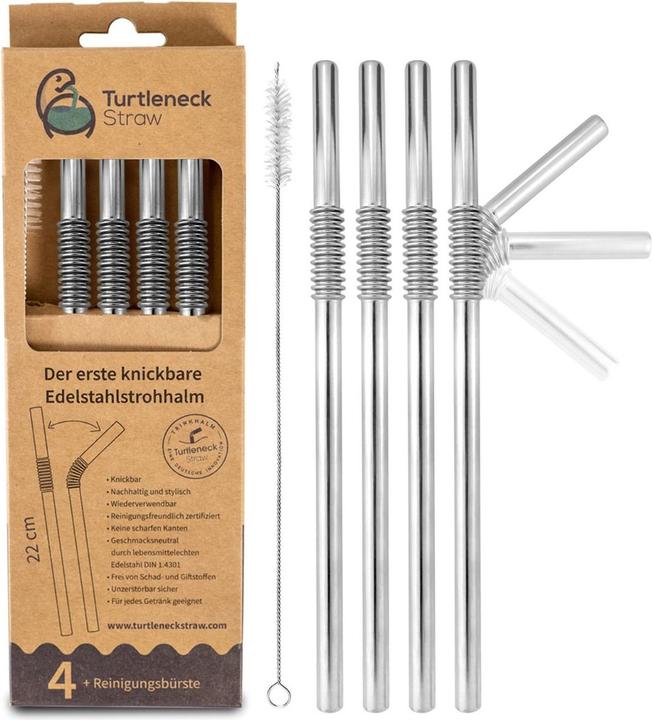Actual product image Turtleneck Straw Drinking straws (4 x)