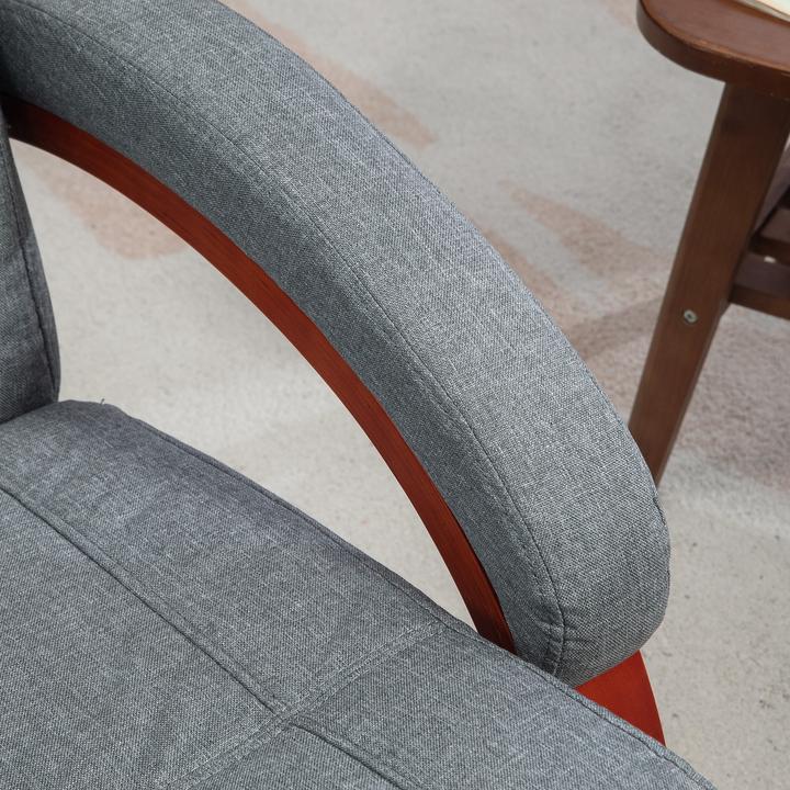 Image du produit Homcom Relaxsessel Polyester Grau