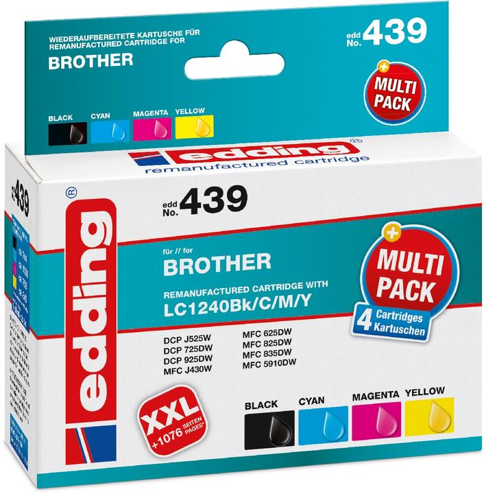 Edding Tinte Kombi-Pack (M, C, Y, BK)