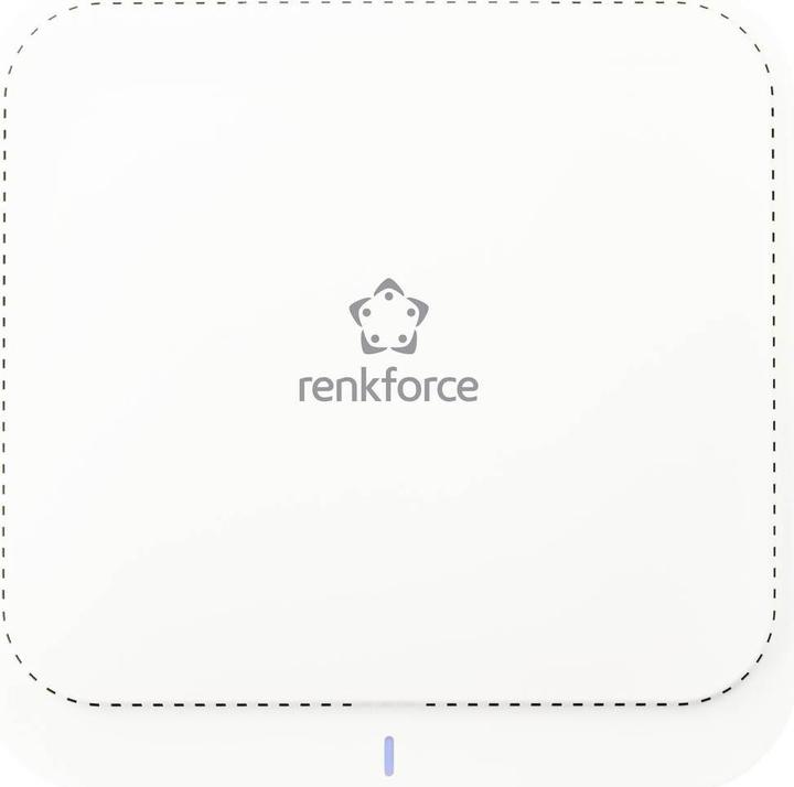 Actual product image Renkforce WiFi 6 1800 Mbps Ceiling Wireless Access Point (1200 Mbit/s)