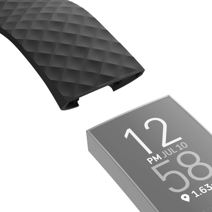 Produktbild Hama Armband FitbitCharge 3/4 (22 mm, Rostfreier Stahl, Thermoplastisches Polyurethan)