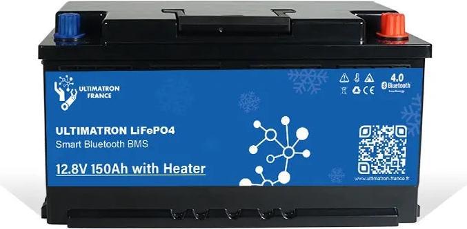 Produktbild Ultimatron ULS-12V-150Ah LiFePO4 Versorgungsbatterie (Heater) (12 V, 150 Ah)