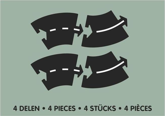Actual product image Waytoplay extension set curves 4 pieces