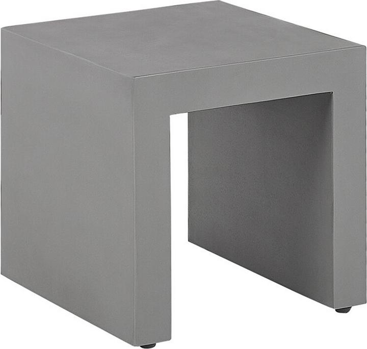 Produktbild Beliani Gartenmöbel Set Beton grau 6-Sitzer TARANTO (180 cm)