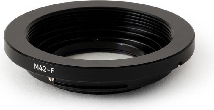 Actual product image Urth Lens Mount Adapter: Compatible with M42 Lens to Nikon F Camera Body (with Optical Glass)