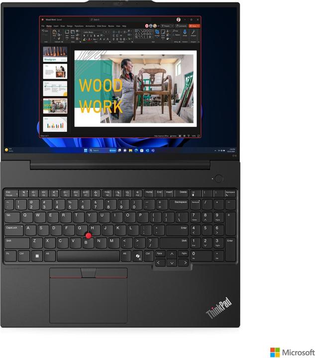 Actual product image Lenovo ThinkPad E16 Gen 2 (16", Intel Core Ultra 7 155H, 32 GB, 1000 GB, CH)