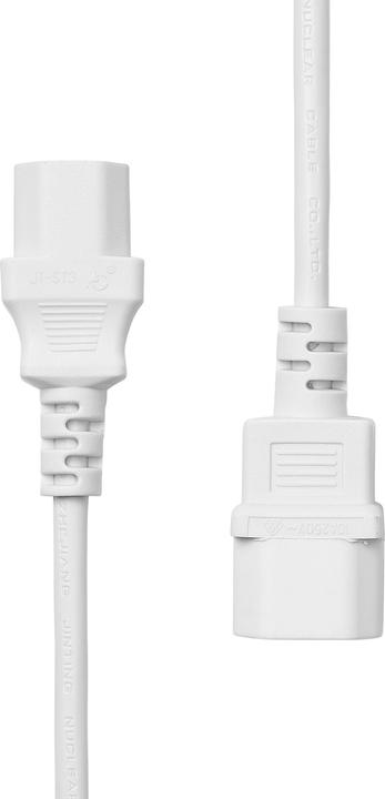 Image du produit ProXtend Cordon d'extension d'alimentation C13 vers C14 5M Blanc (5 m)