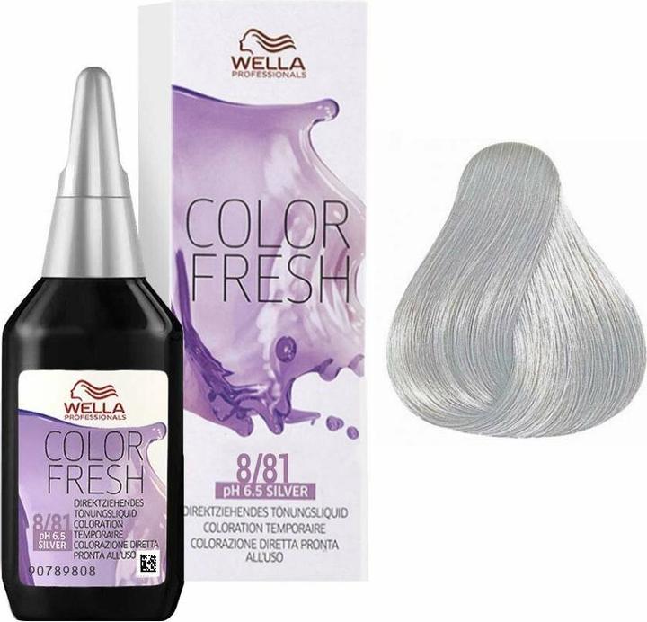 Actual product image Wella Color Fresh (8/81 light blonde pearl-ash)