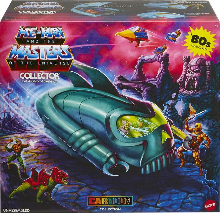 Produktbild Mattel Masters of the Universe Origins Fahrzeug Evil Ship of Skeletor Cartoon Collection
