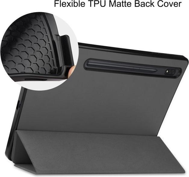 Image du produit MU Classic Étui en cuir pliable trois fois (Galaxy Tab S8+)