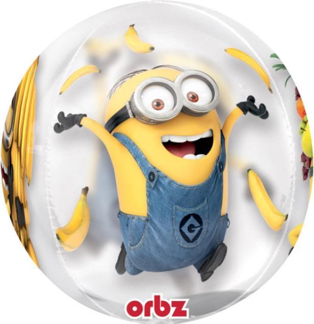 Produktbild Amscan Folienballon Minions Orbz 40cm leer (1 x)