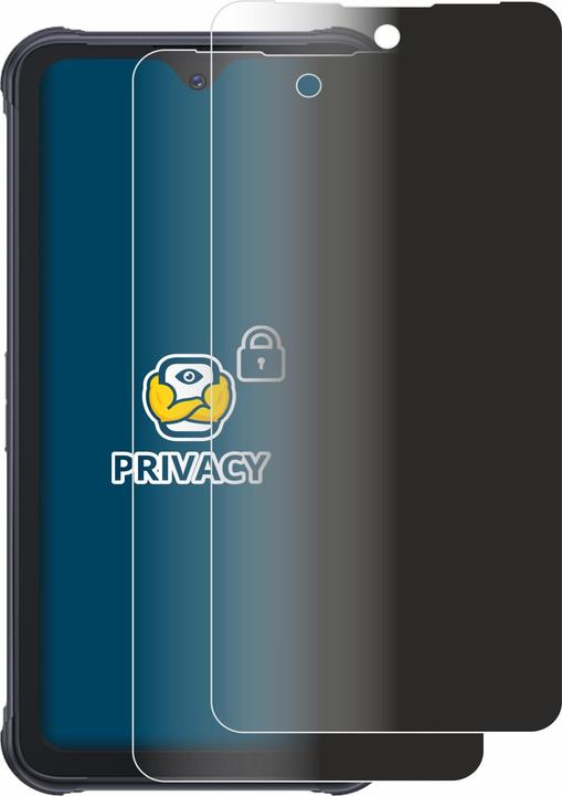 Actual product image BROTECT Anti-spy privacy film Blue light protection film (2 Piece, Cubot KingKong Power)