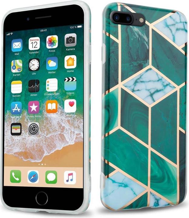 Actual product image Cadorabo IMD TPU Colorful Marble Cover (Apple iPhone 7 Plus, Apple iPhone 7s Plus)