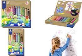 Actual product image Staedtler Coloured pencils Junior 140, with sharpener, 12 colours (Multicoloured, 12 x)