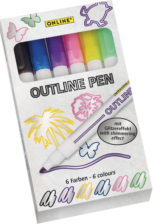 Produktbild Online Faserschreiberetui Outline Pen (Mehrfarbig)