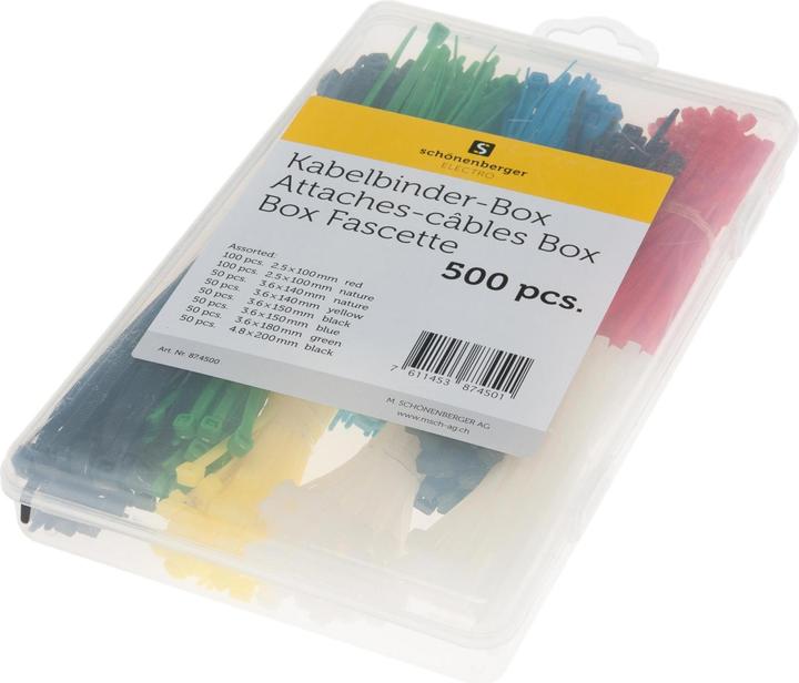 Actual product image Schönenberger Cable tie set (200 mm, 500 pcs.)