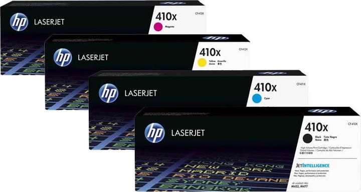 Image du produit HP Original CF410X / 410X SET Set avec les quatre couleurs (M, Y, C, CF)