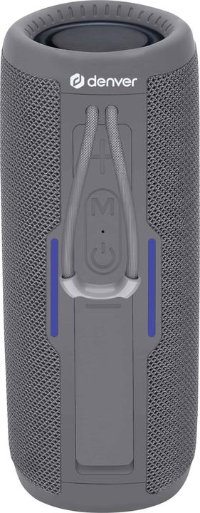 Actual product image Denver Bluetooth Speaker BTV-150GR, grey (4 h, Rechargeable battery operated)