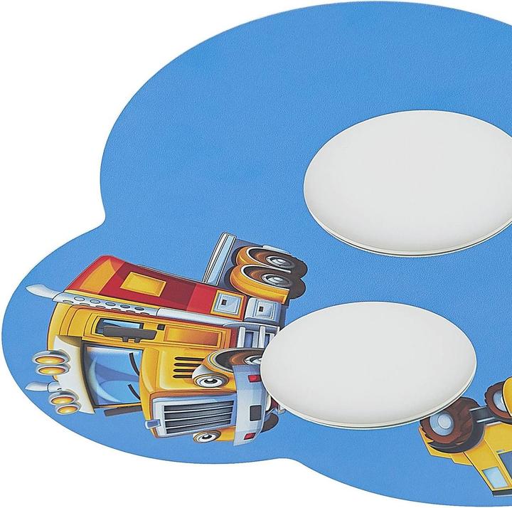 Produktbild Lindby Jan Kinderzimmer-Deckenleuchte, Fahrzeuge (1305 lm, GX53)