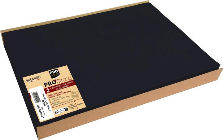 Image du produit PROnappe Set de table jetable Spunbond, 400 x 300 mm, noir (100 pcs, 30 x 40 cm)