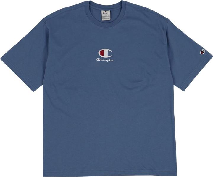 Champion Koszulka męska Crewneck niebieska 220270 BS099 XL (XL)