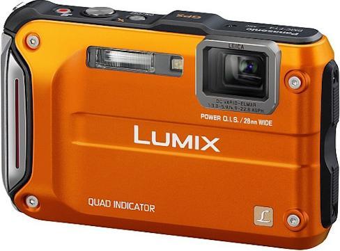 Panasonic Lumix FT4, 12MP, 4.6xZoom, Wasserfest, GPS Orange (1/2,3'')