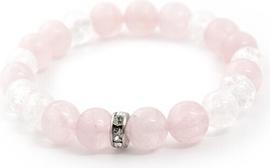 Beneto Beaded bracelet made of rosemary and cracked crystal MINK14 / 17