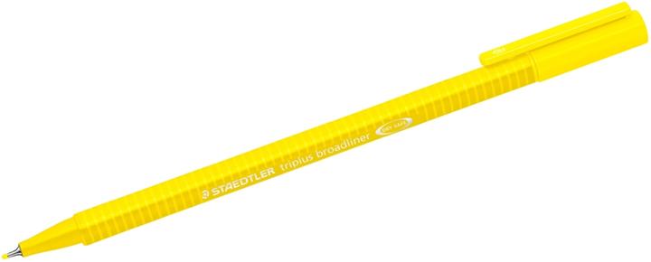 Actual product image Staedtler 338 Broadliner triplus yellow (Yellow, 1 x)