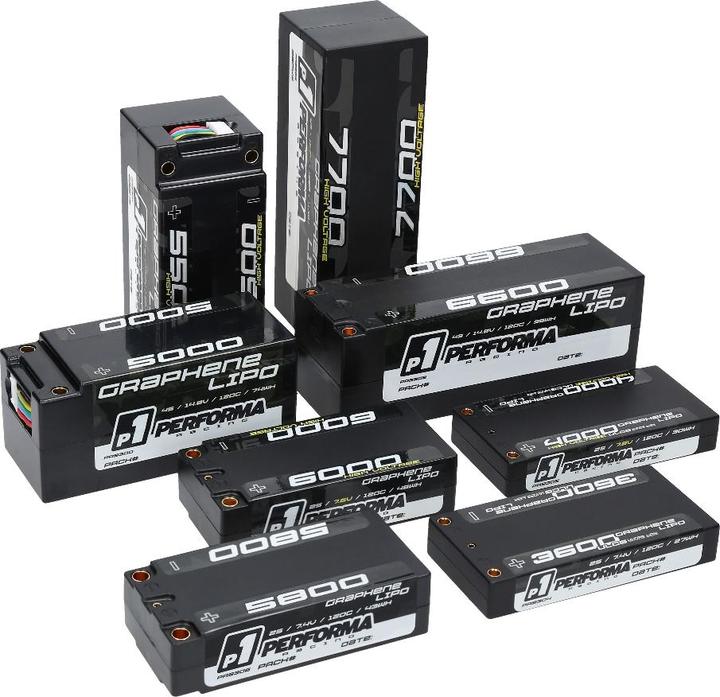 Image du produit Performa Racing Graphene Lipo 6600 14.8V 120C (14.80 V, 6600 mAh)