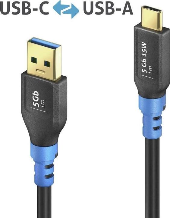 Produktbild Purelink FlexInstall USB-C auf USB-A Kabel USB 3.0 5Gbps 0.50m - Installer Pack 60 stk. (0.50 m, USB 3.2 Gen 1, 15 W)