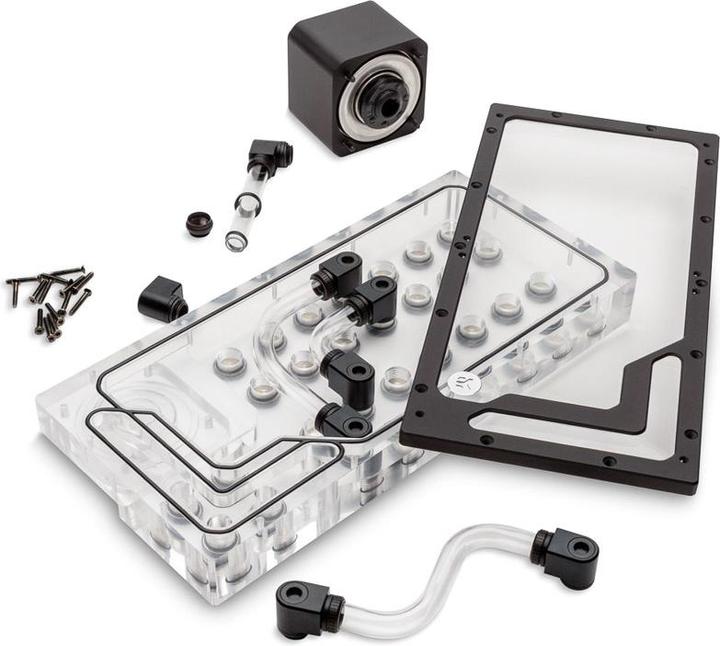 Produktbild EKWB EK-QuantumX Loophole Distroplate D5 PWM - schwarz