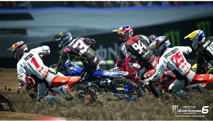 Actual product image Milestone Monster Energy Supercross - The Official Videogame 6 (PS4, DE)