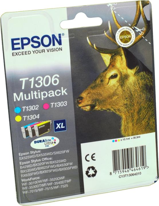 Image du produit Epson T1306 DuraBrite Ultra (M, C, Y)