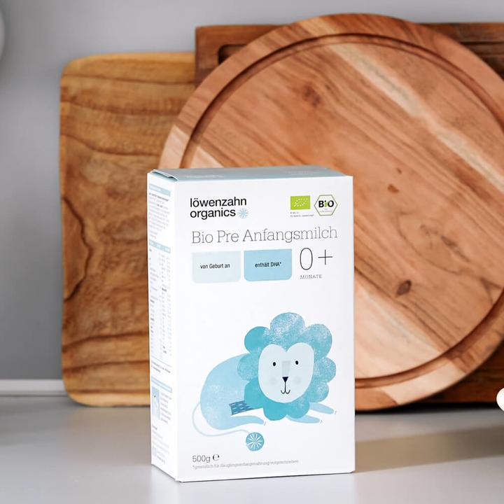 Produktbild Löwenzahn Organics Bio Pre Anfangsmilch (500 g, ab Geburt)